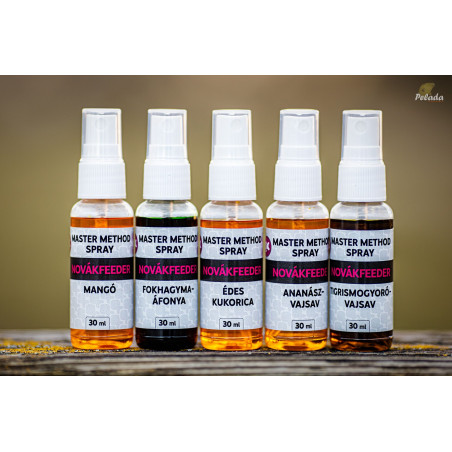 NOVÁKFEEDER Aroma Spray 30ml - Ananás N´Butyric Kyselina Maslová
