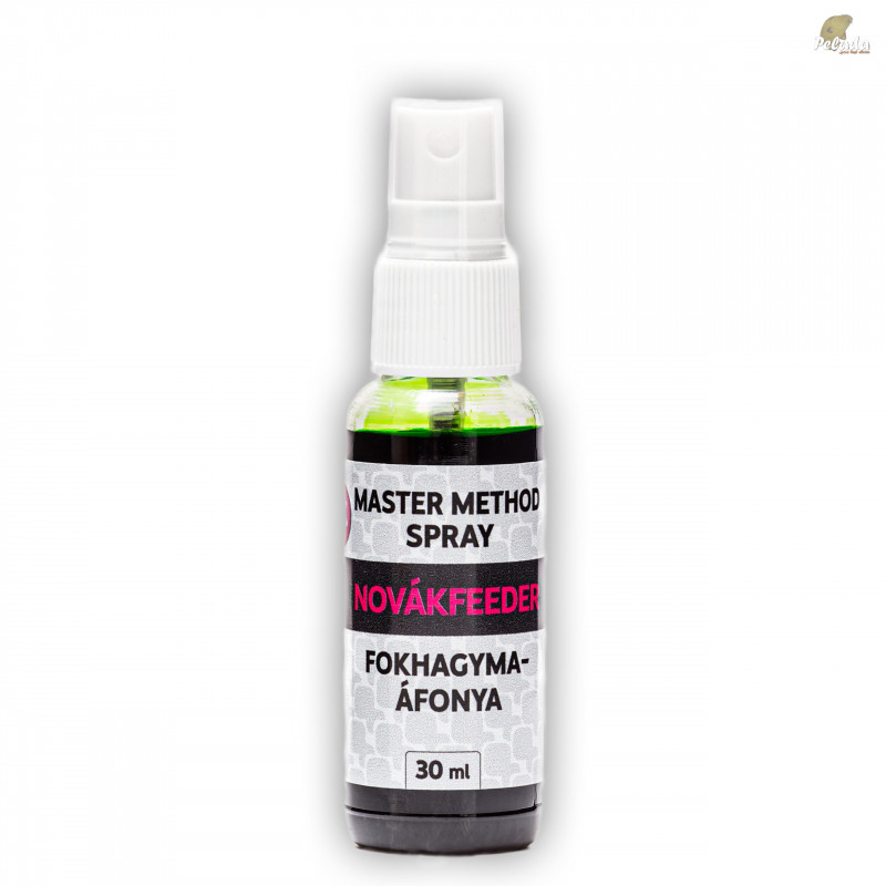 NOVÁKFEEDER Master Method Aroma Spray 30ml -  Cesnak Čučoriedka