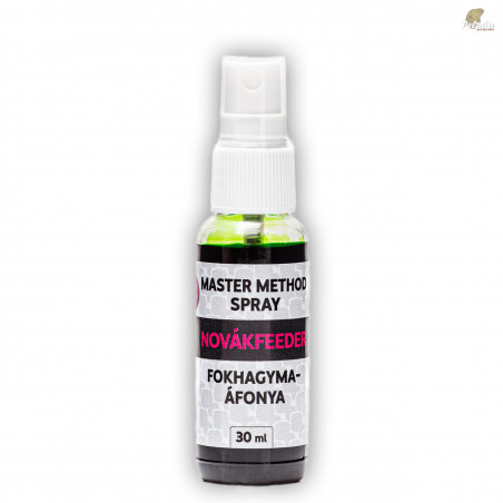 NOVÁKFEEDER Master Method Aroma Spray 30ml -  Cesnak Čučoriedka