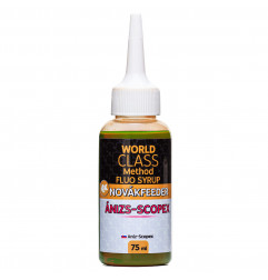 NOVÁKFEEDER World Class Method Fluo Syrup Aníz-Scopex 75ml