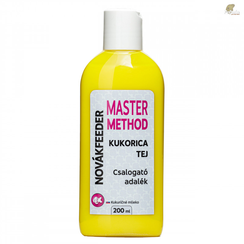 NOVÁKFEEDER Master Method Liquid Booster 200ml - Kukuričné Mlieko