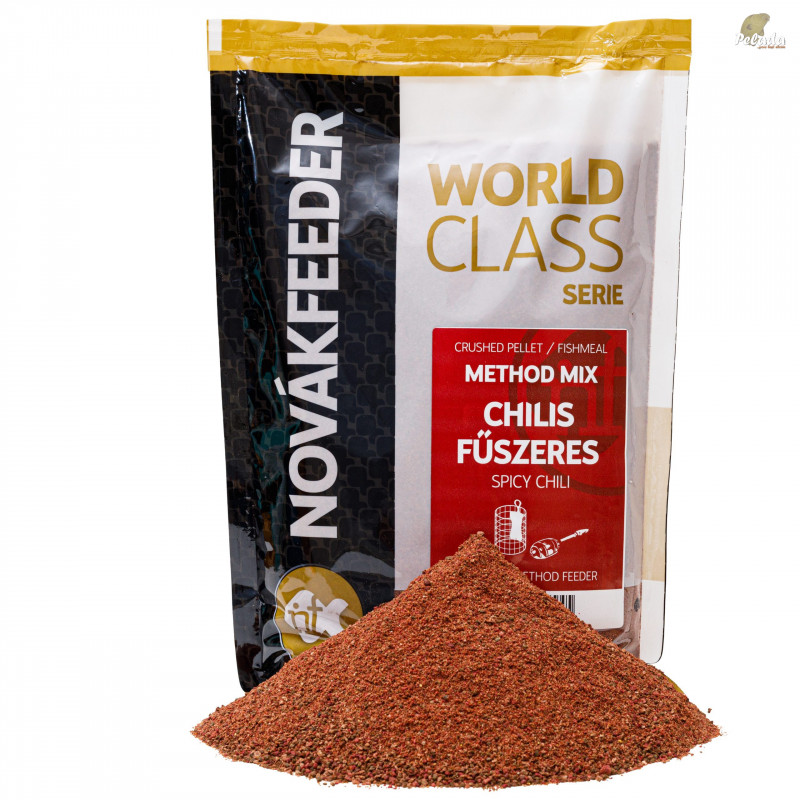 NOVÁKFEEDER Krmivo World Class Method Mix 800g - Spicy Chilli Korenie