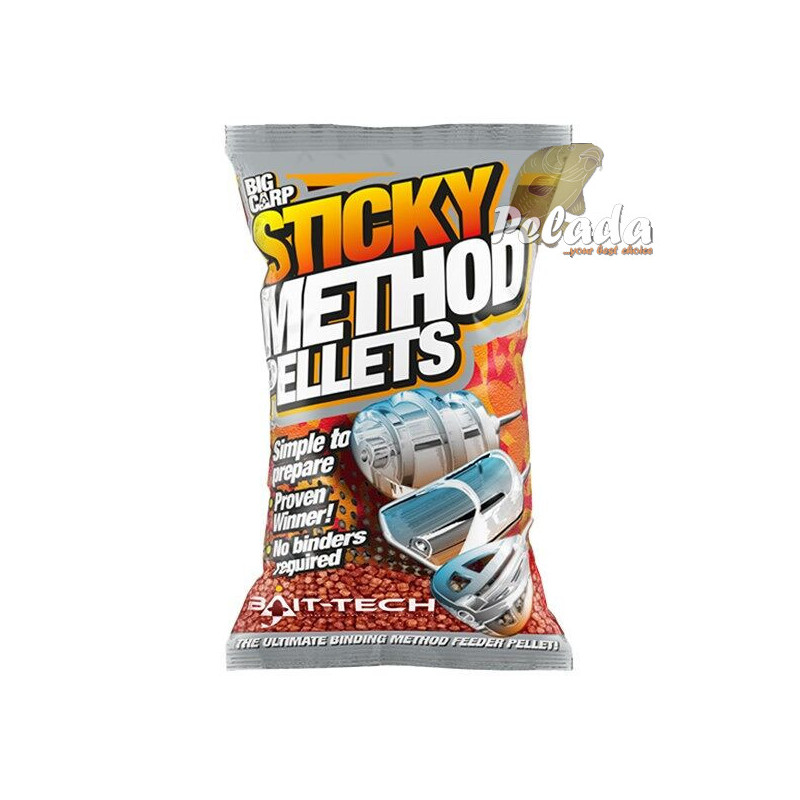 Bait-Tech pelety Sticky Method Micro Red 700g