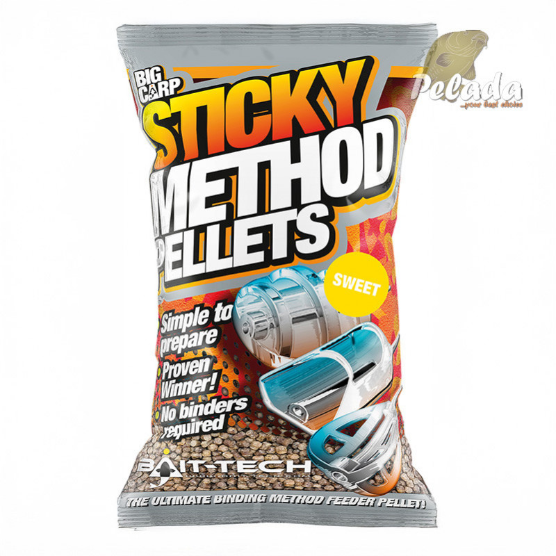 Bait-Tech pelety Sticky Method Micro Sweet 700g