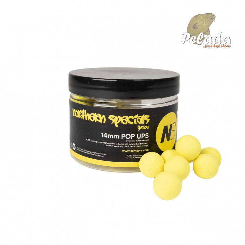 CC Moore Plávajúce Boilies NS1 Pop-Ups Yellow Žltá 13-14mm 45ks