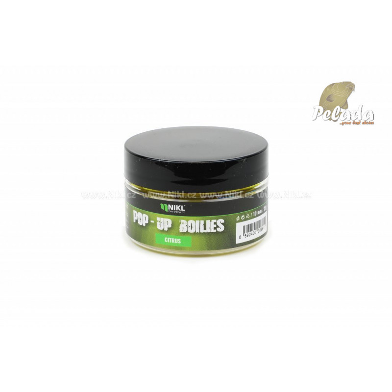 Nikl Plávajúce boilies Pop-Ups Citrus 10mm 20g