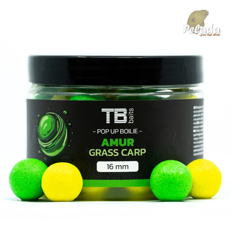 TB Baits Plávajúce boilies Pop-Up Amur + NHDC 65g 16mm