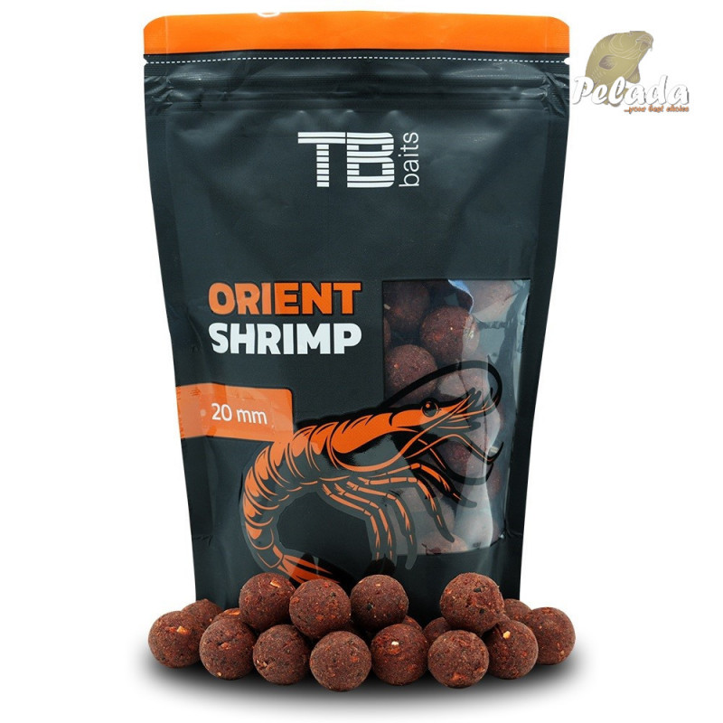 TB Baits Hotové Boilies Orient Shrimp 250g