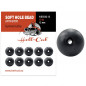 Hell-Cat Gumové guličky Soft Hole Bead with step veľ. 12 10ks