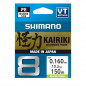 Shimano Pletená Šnúra Kairiki 8 Mantis Green Zelená 0,20mm 17,1kg 150m