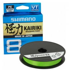 Shimano Pletená Šnúra Kairiki 8 Mantis Green Zelená 0,20mm 17,1kg 150m