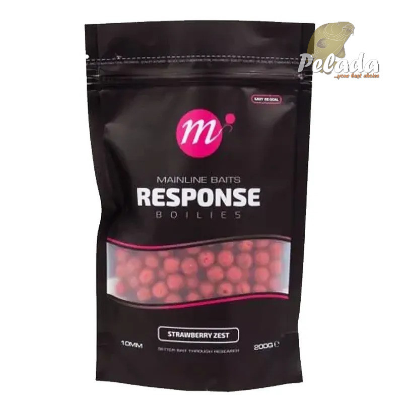 Mainline Mini Shelf Life Boilies Strawberry Zest 10mm 200gr