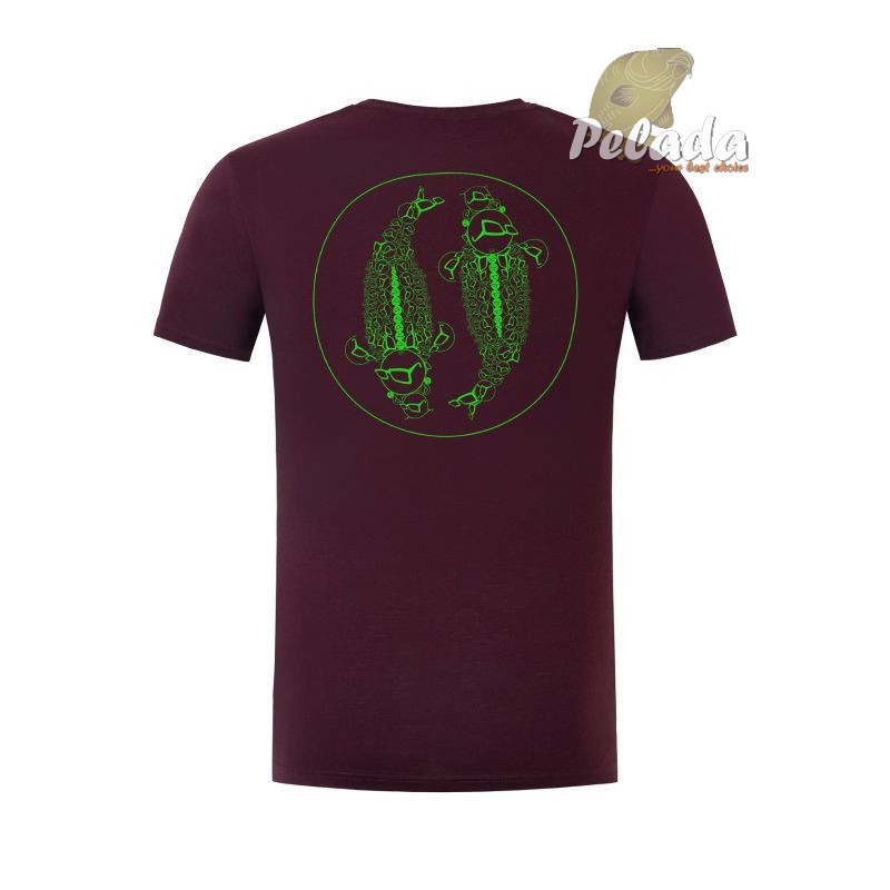 Korda Tričko Mandala Burgundy