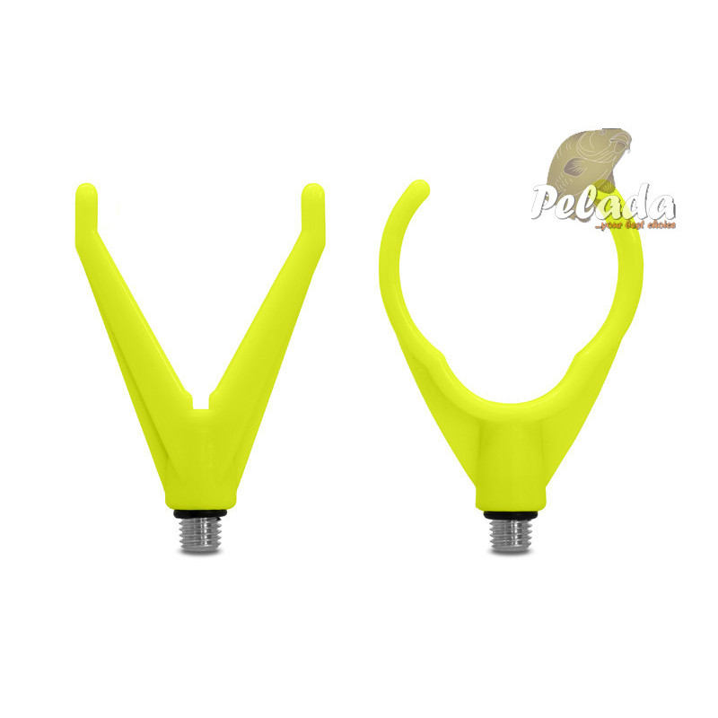 Sada držiakov Delphin HoldSET Uni V+U / fluo žltá