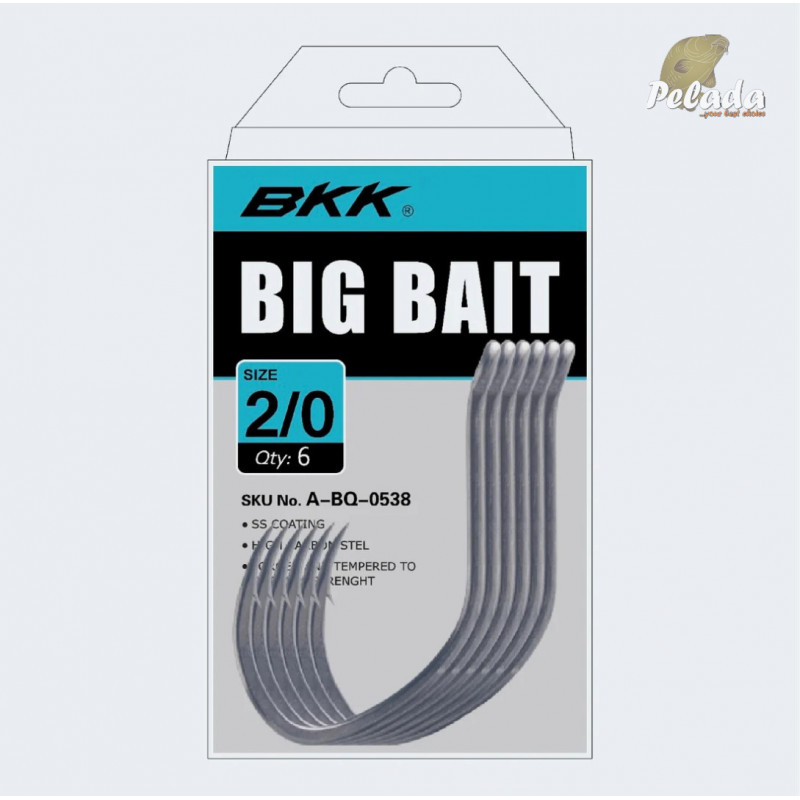 BKK kované háčiky s očkom - BIG BAIT