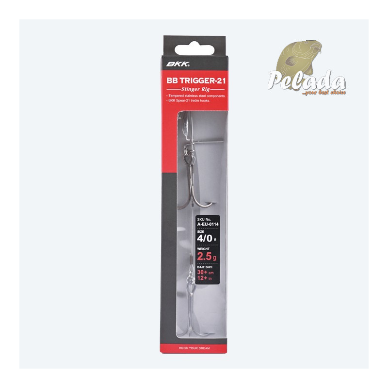 BKK systém na dravcov Stinger BB Trigger-21 Stinger Rig
