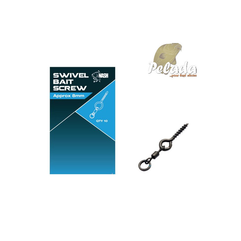 Nash Držiak Nástrah Závit Swivel Bait Screw 13mm 10ks
