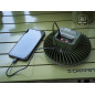 Ventilátor so svetlom Delphin Ventix 7W 350lm 4400mAh