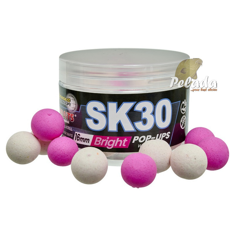 Starbaits Plávajúce Boilies Bright Pop-Ups SK30 50g