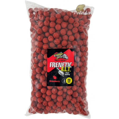 Boilies CARP ONLY Frenetic A.L.T. Strawberry - Jahoda 5kg