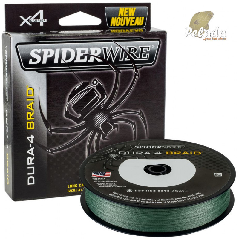 Spiderwire Šnúra DURA4 Green 0,10mm 9,1kg 150m