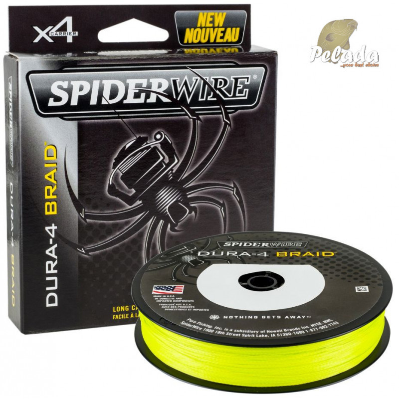 Spiderwire Šnúra DURA4 Yellow 0,12mm 10,5kg 150m