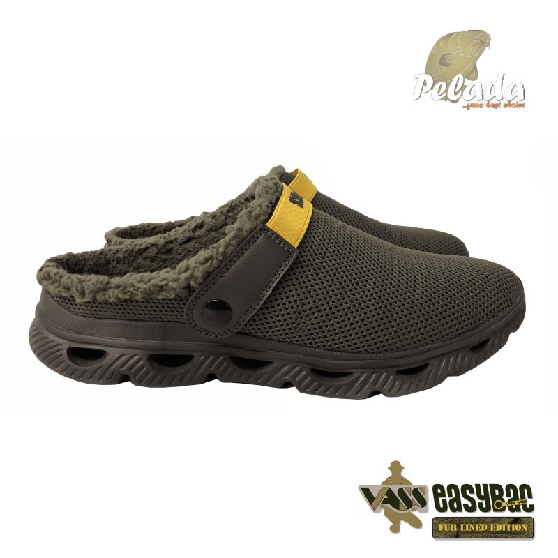 Vass Zateplené Topánky Easy-Bac Fishing Trainer Fur Lined Edition Khaki Green
