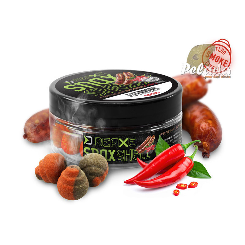 Nástraha D SNAX SHELL Wafters Rozpustné 30g - Frankfurtská klobása-Chilli