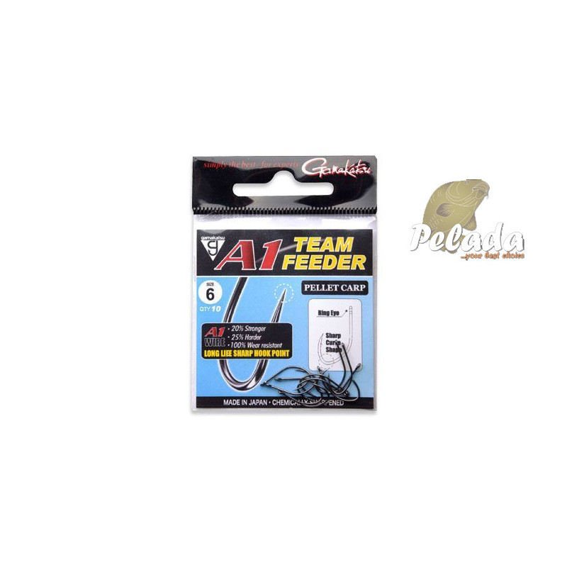 GAMAKATSU Háčik A1 Team Feeder Pellet Carp 10ks