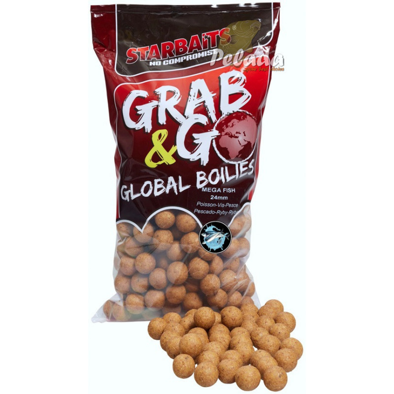 Starbaits Global boilies MEGA FISH - Ryba 20mm 2,5kg