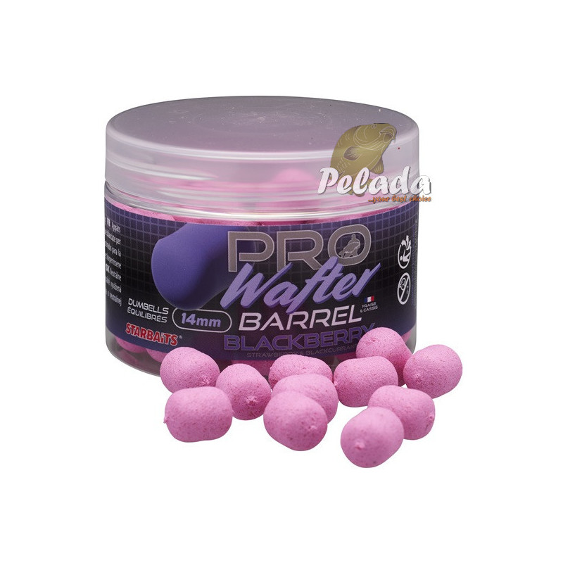 Starbaits PRO Dumbells Wafters Barrel Blackberry 14mm 50g