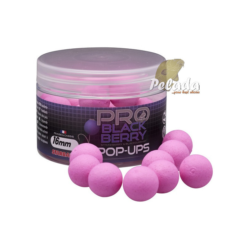 Starbaits Probiotic PRO Plávajúce Boilies Pop-Ups Blackberry 50g