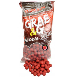 Starbaits Grab&Go Global Boilies Strawberry Jahoda 24mm 2,5kg