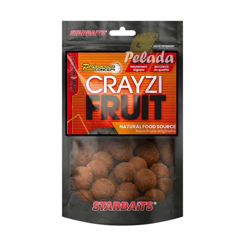 Starbaits Concept Hotové Boilies Crayzi Fruit 250g 10mm