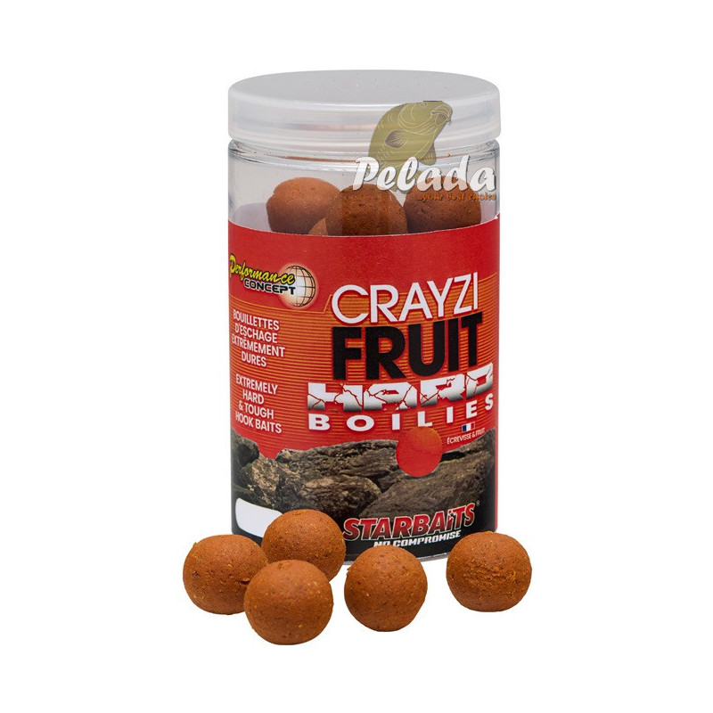Starbaits Hard Tvrdené Boilies Crayzi Fruit 200g