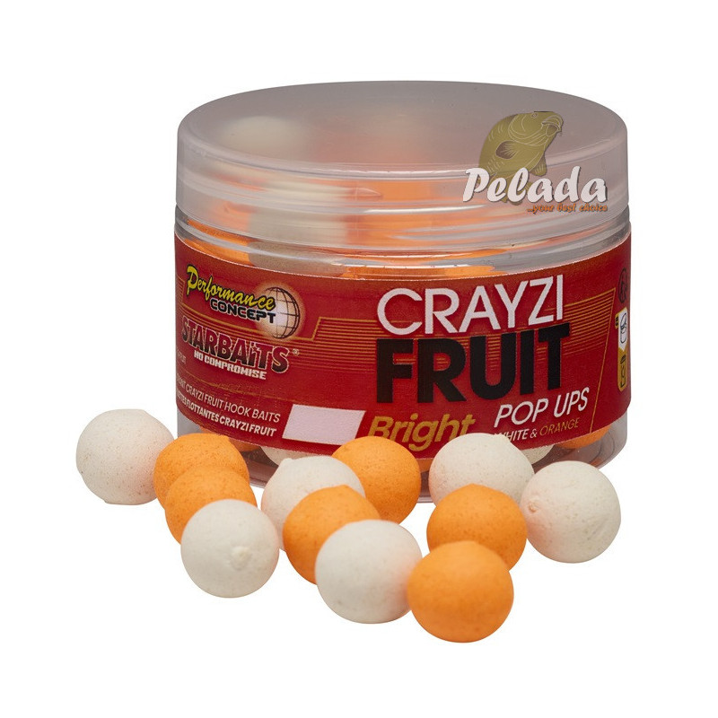 Starbaits Concept Plávajúce Boilies Pop-Ups Bright Crayzi Fruit 50g