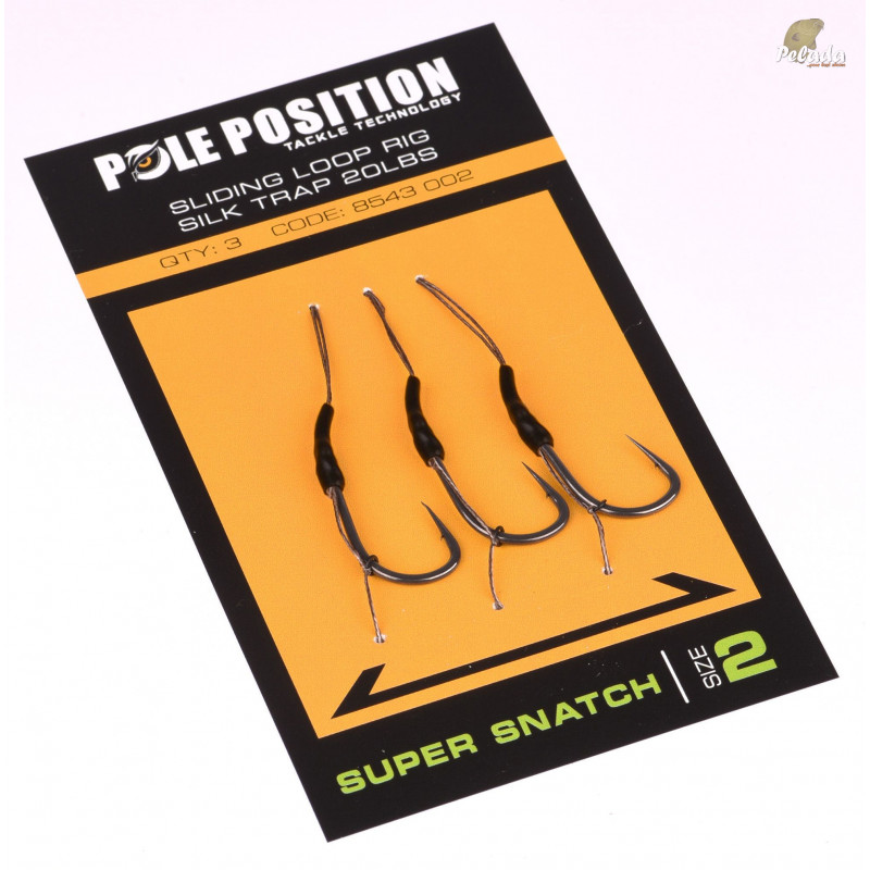 POLE POSITION Sliding Loop Rig Silk Trap Super Snatch 20lbs 3ks