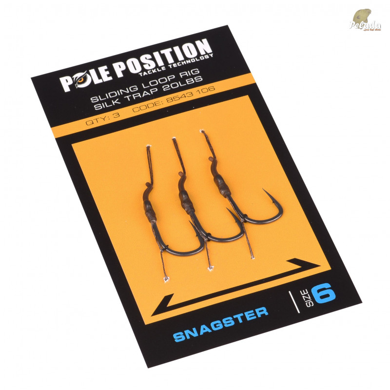 POLE POSITION Sliding Loop Rig Silk Trap Snagster 20lbs 3ks
