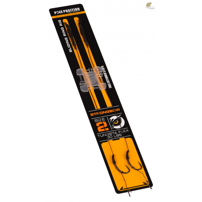 POLE POSITION Nadväzec Sliding Ring Rig Tungsta Flex 30lbs Strongbow 2ks