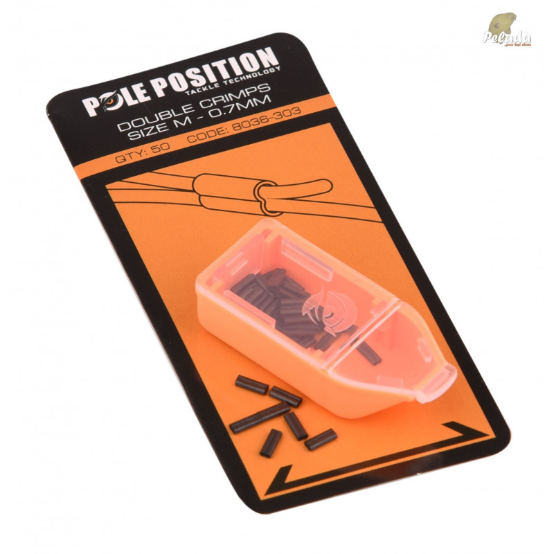 OLE POSITION Krimpovacie Svorky Double Crimps Large 0,7mm 50ks