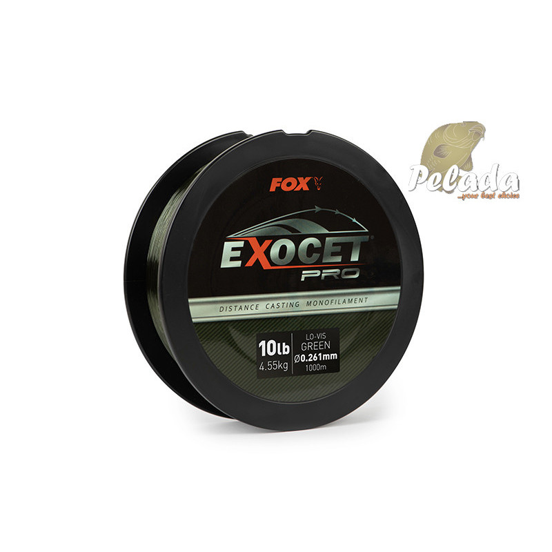 Fox Vlasec Distance Casting Exocet Pro Lo-VIS Green 1000m