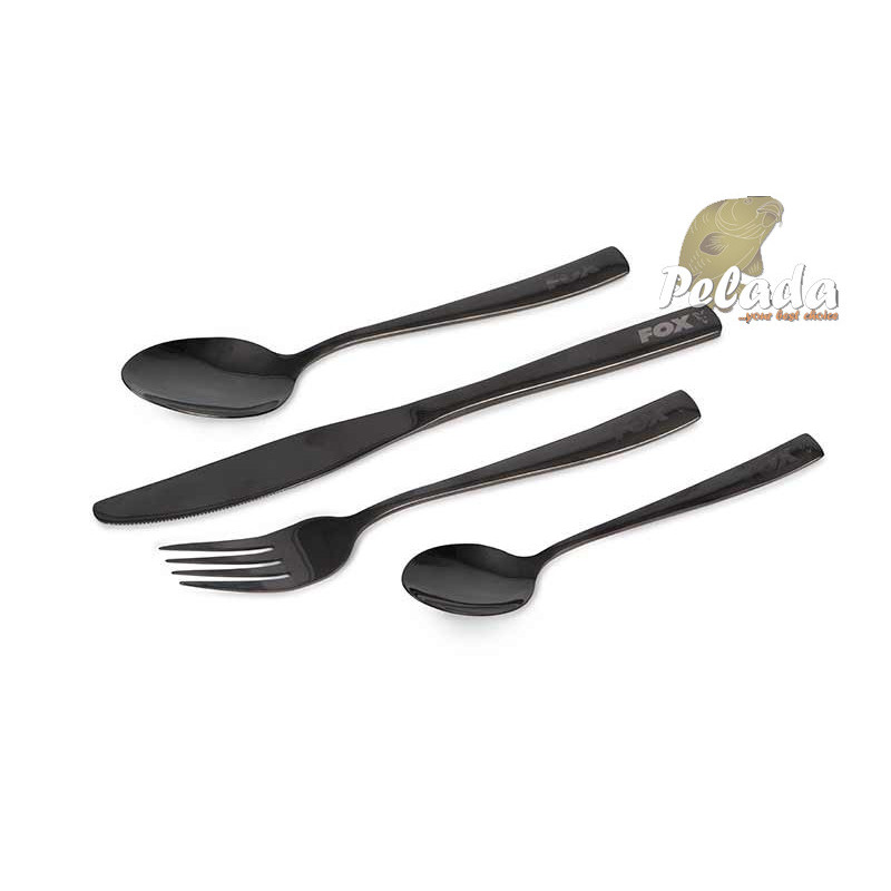 Fox Príborový Set Cookware Black Stainless Cutlery Set