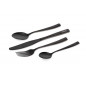 Fox Príborový Set Cookware Black Stainless Cutlery Set