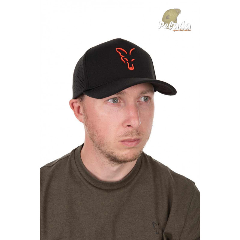 Fox Šiltovka Collection Baseball Cap Black Orange