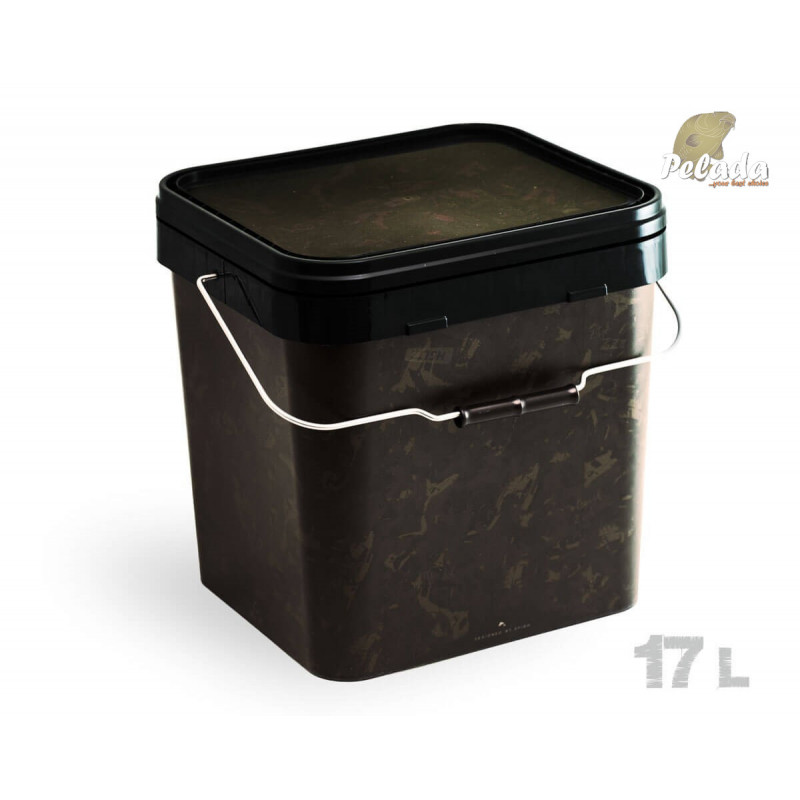 ZFISH praktické vedro s vekom Z-CORE Camo Bucket 17 l