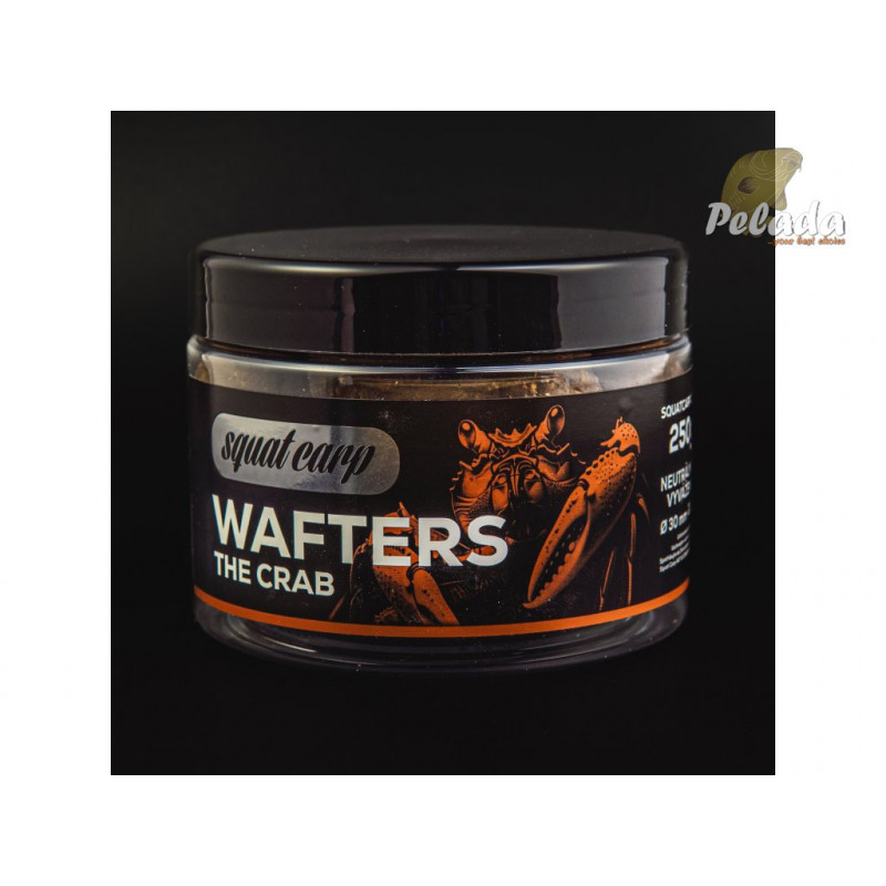 SQUAT Carp WAFTERS Neutrálne Vyvážené Boilies 150g - THE CRAB