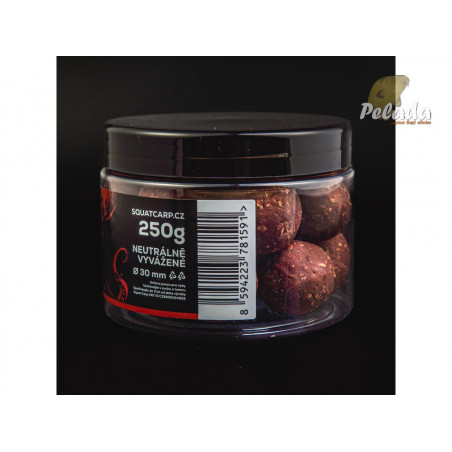 SQUAT Carp WAFTERS Neutrálne Vyvážené Boilies 150g - BIG BOSS