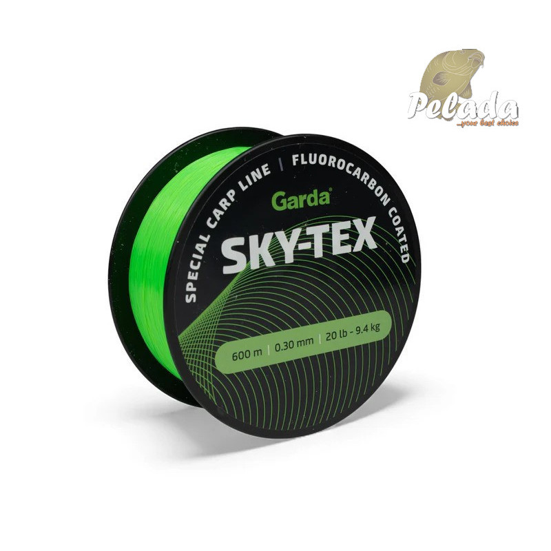 GARDA vlasec SKY-TEX fluo zelený 0,30mm 20lb 9,4kg 600m