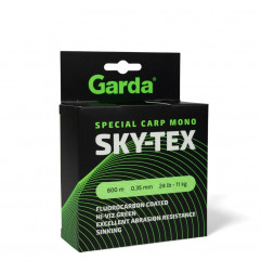 GARDA vlasec SKY-TEX fluo zelený 0,35mm 24lb 11,0kg 600m