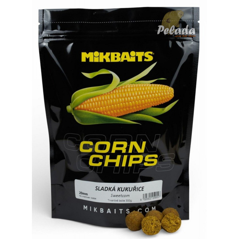 Mikbaits Boilies Corn Chips Sladká Kukurica 300g